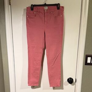 J. Crew Rose Pink Skinny Jeans